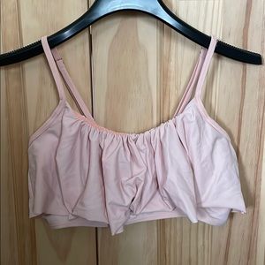 Pink bathing suit top